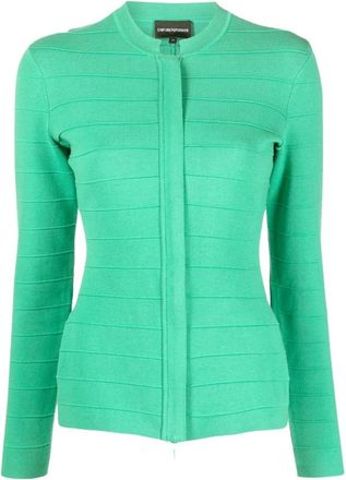 Emporio Armani Light Jackets, female, Green, Size: M Emporio Armani Jackets