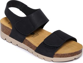 Plakton Compi Sandal in Nobuck Black at Nordstrom Rack, Size 10Us / 41Eu