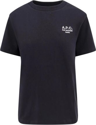 A.P.C. Standard Rue Madame T-shirt - Dames - T-shirts - Zwart - XL - Katoen - Tops