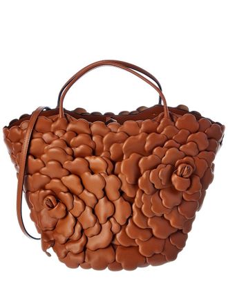 Valentino Atelier 03 Rose Edition Leather Shoulder Bag