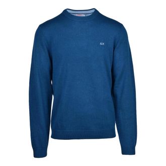 Sun 68 Heren, Truien, Blauw, Maat: XL Wol