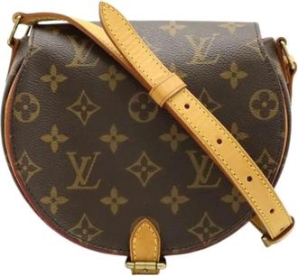 Louis Vuitton Pre-owned Cross Body Bags, female, Brown, Size: ONE SIZE Pre-owned Vintage Canvas Cross Body Bag