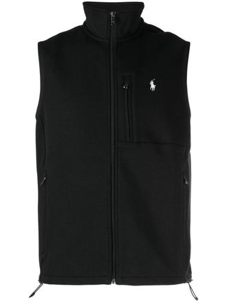 Polo Ralph Lauren Polo Pony cotton-blend vest - Black