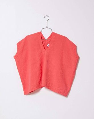 Atelier Delphine Womens Celeste Top In Living Coral