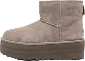 UGG Platformlaars Smoke Plum Stijlvol Comfort - Dames - Winterlaarzen - Bruin - 41 EU - Wol - Schoenen