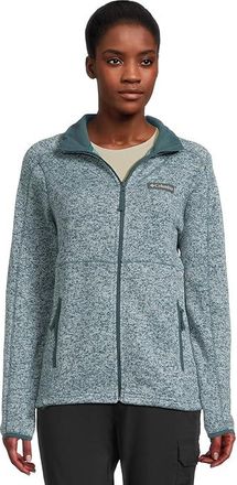 Columbia Sweater Weathertm Full Zip II Womens Clothing Everblue Heather : 2XL, Nylon