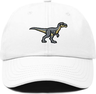 Dalix Velociraptor Dad Cap in White at Nordstrom