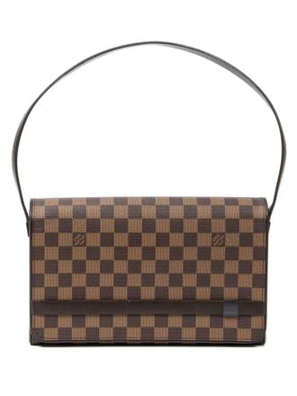 Louis Vuitton 2001 Tribeca Long Damier Eb&egrave;ne schoudertas - Bruin