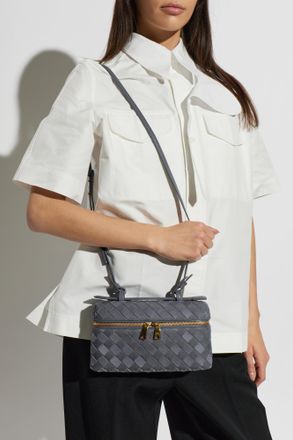 Bottega Veneta Bang Bang Mini Handheld Bag, Womens, Grey