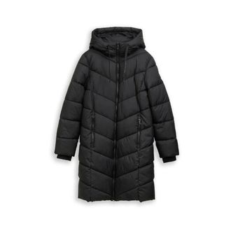 Tom Tailor Dames, Mantels, Zwart, Maat: 2XL