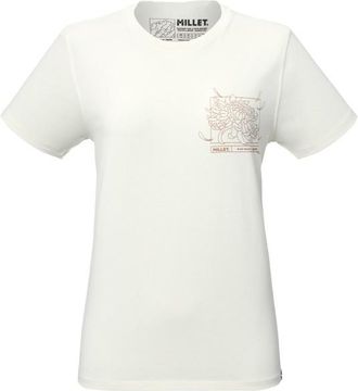 Millet Cima&iuml; Collab S/S T-Shirt f&uuml;r Damen | wei&szlig;