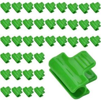 OEM Sujetadores Para Invernadero, Paquete De 40 Clips Para Pel&iacute;cula De Invernadero, Pl&aacute;stico Laminado, Marcos Y Cubiertas De Hileras, 11 Mm De Di&aacute;metro Pa