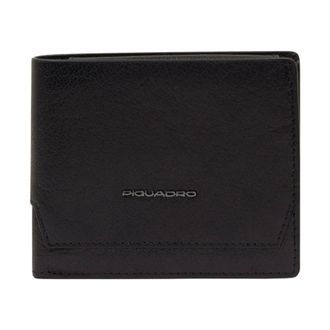 Piquadro Heren, Accessoires, Zwart, Maat: ONE Size Leer
