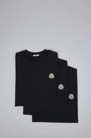 Moncler Logo Patch T-shirt (Pack of Three)