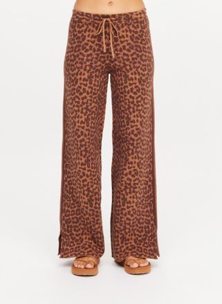 The Upside Malawi Freya Knit Pant In Leopard