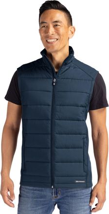 Cutter & Buck Evoke Hybrid Softshell Recycled Mens Full Zip Vest