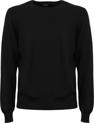 Gran Sasso Girocollo - Heren - Ronde hals truien - Zwart - 3XL - Kasjmier - Truien & Vesten