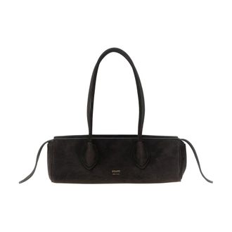 Khaite Borsa a Spalla in Camoscio - - Bags - Donna - Marrone - ONE SIZE
