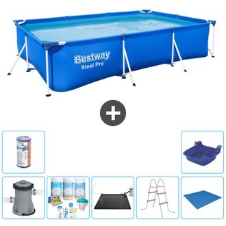Bestway Piscina Bestway Steel Pro Rectangular - 300x201x66 Cm - 8-piezas S22091