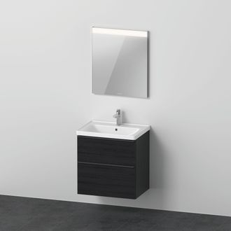 Duravit Duravit - Juego De Muebles D-neo, Lavabo Con Mueble De Pared Y Espejo Led