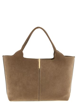 Tod's Brown Suede Medium Tote