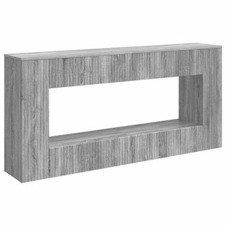 vidaXL Mesa Consola Gris Sonoma 155 X 29 X 74 Cm Madera De Ingenier&iacute;a Vidaxl