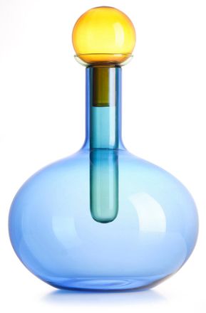 IVV chemical blue borosilicate bottle green vial amber cap h-27.5 cm
