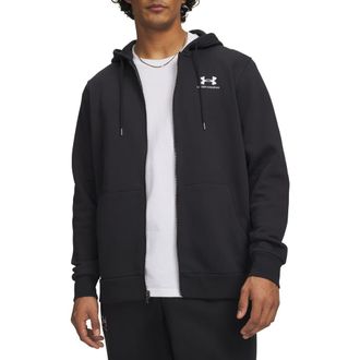 Under Armour Icon Fleece Zip Hoodie in Black at Nordstrom, Size Xx-Large