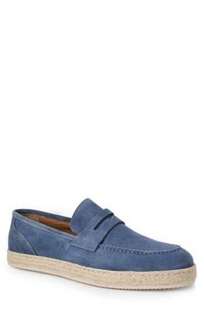 Bruno Magli Amalfi Penny Loafer in Light Blue Suede at Nordstrom Rack, Size 13