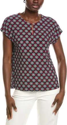 Jones New York Double Trim Top