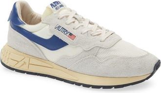 Autry Reelwind Low Water Resistant Sneaker in White/blue at Nordstrom, Size 41
