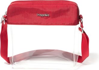 Baggallini Womens Clear Stadium Crossbody Bag