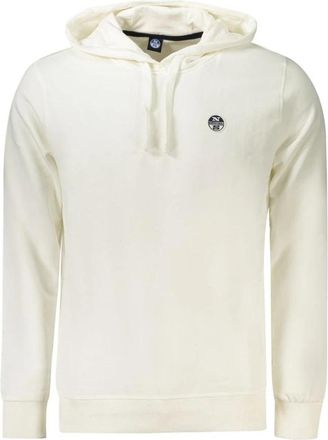 North Sails Witte Katoenen Crew Neck Sweater - Heren - Hoodies - Wit - XL - Katoen - Hoodies & sweatvesten