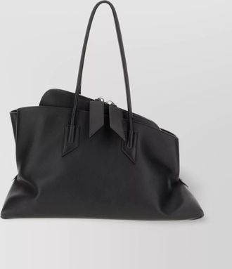 The Attico medium structured shoulder bag with double handles