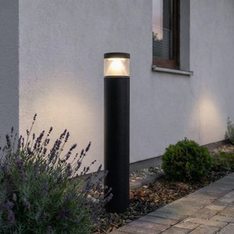 Lucande Lucande - L&aacute;mpara Led Para Exterior darja En Gris De Aluminio