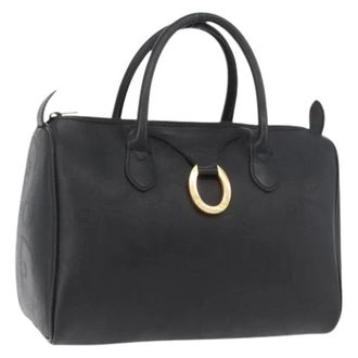 Dior Pre-owned Handbags, female, Black, Size: ONE SIZE Pre-owned Vintage Boston Bag