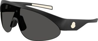 Moncler Myrr Oval Zonnebril - unisex - Zonnebrillen - Zwart - 42 MM - Accessoires