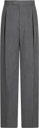 Dior Broeken, Heren, Grijs, L, Stijlvolle geweven broek