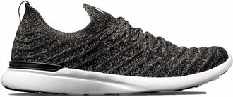 Athletic Propulsion Labs Womens Techloom Wave Athletic Sneakers In Black/gold/silver/melange