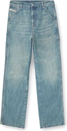 Diesel Relaxed Jeans D-Livery 068Sk - Heren - Regular Fit Jeans - Blauw - W34 - Katoen - Jeans