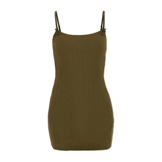 Maison Margiela Slip Dress - Dames - Jurken - Groen - Maat: S Katoen