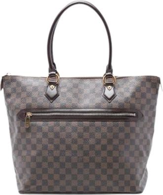 Louis Vuitton Pre-owned Tote Bags, female, Brown, Size: ONE SIZE Pre-owned Fabric Tote