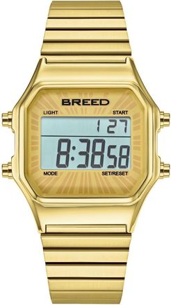 Breed Terra LCD Stainless Steel Bracelet Watch