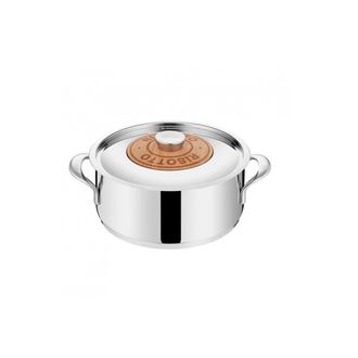 Lagostina Olla De Acero Inoxidable De 24 Cm Con Tapa. - 011204032424 - Lagostina