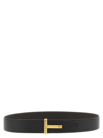 Tom Ford Mens Multicolor Calfskin Regular Belt