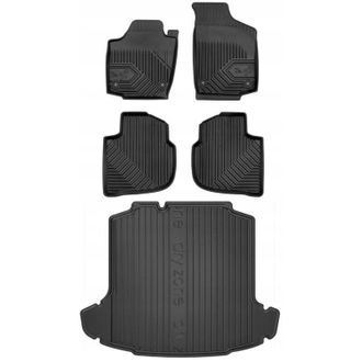 OEM Set 77 Alfombrillas Y Tapete Skoda Rapid Lb 2012-2019 Zwb