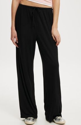 Cotton On Womens Blair Wide Leg Pant in Black at Nordstrom, Size Xxx-Small