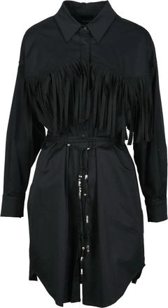 Dondup Oversize Shirt Dress Black