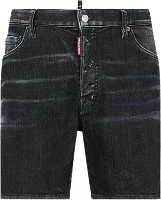 Dsquared2 Bermuda Five-Pocket Denim Shorts - Heren - Denim shorts - Zwart - 2XS - Denim - Korte Broeken