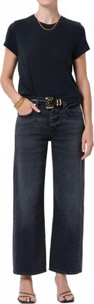Citizens Of Humanity Lindz Easy Straight Jeans In Vintage Black